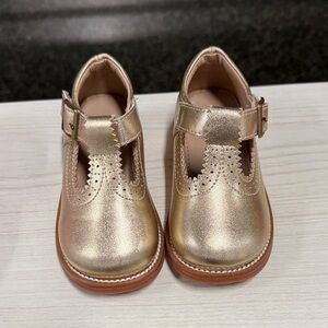 Gold Kids Shoes